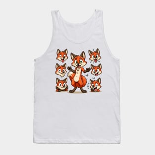 Funny foxes Tank Top